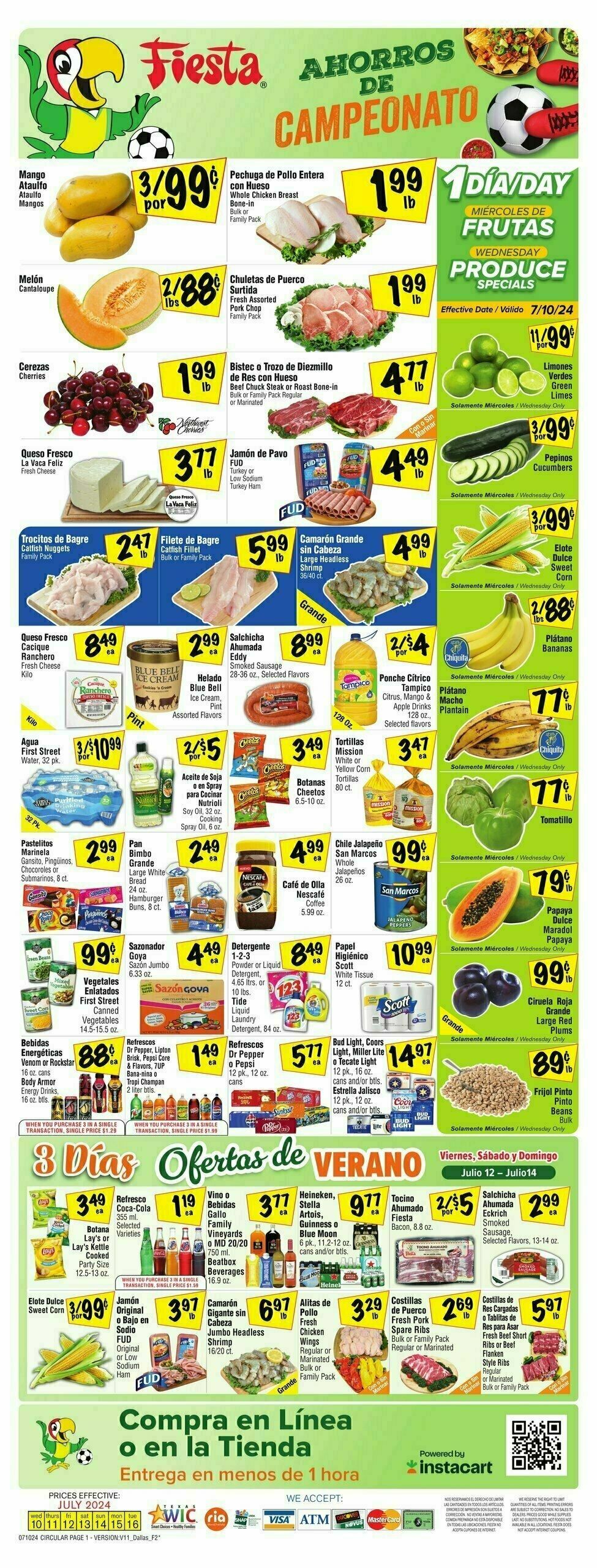 Fiesta Mart Weekly Ad from July 10