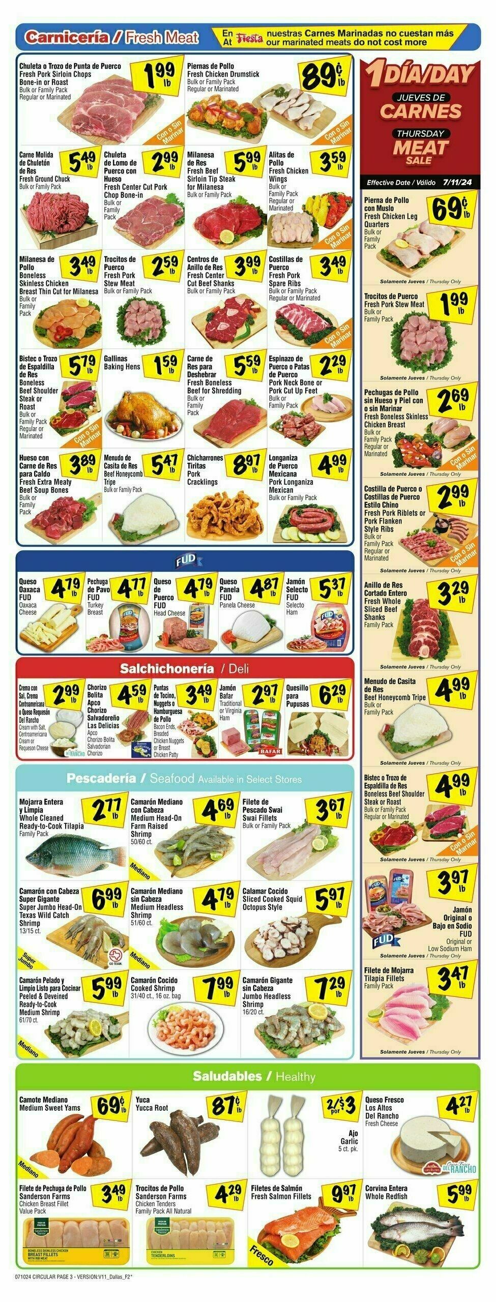 Fiesta Mart Weekly Ad from July 10