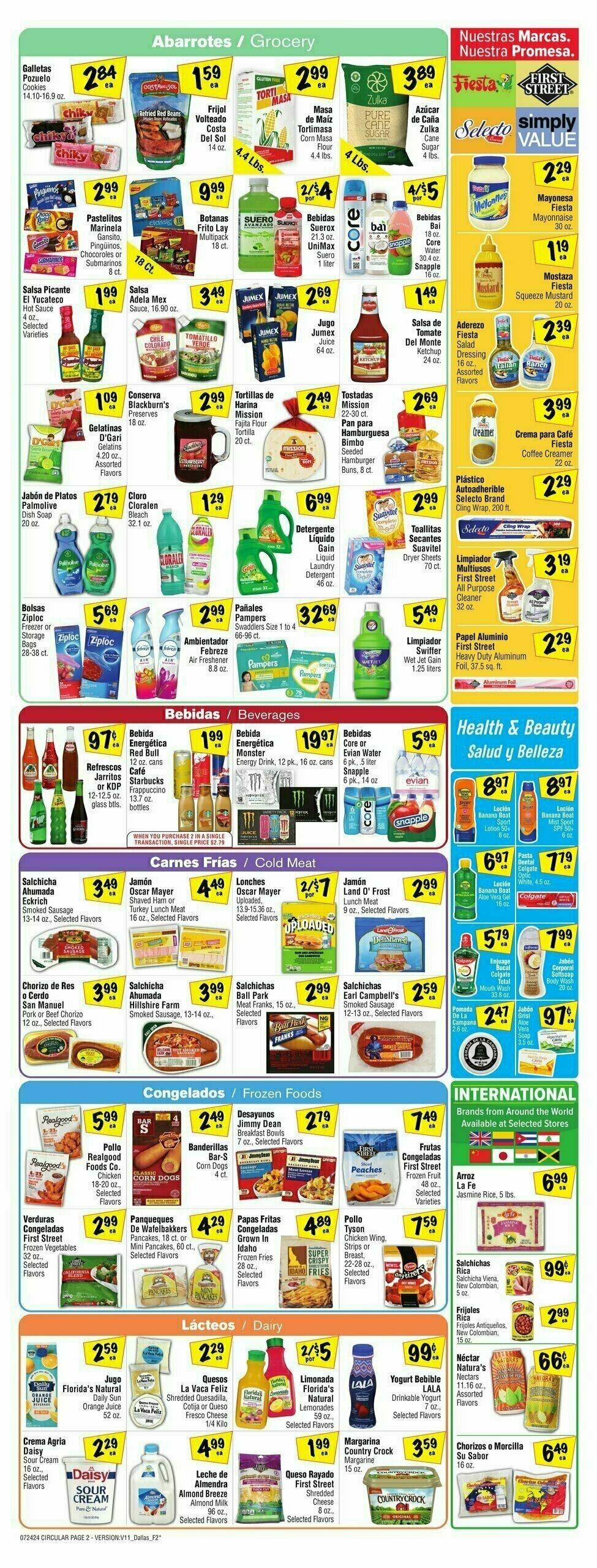 Fiesta Mart Weekly Ad from July 24