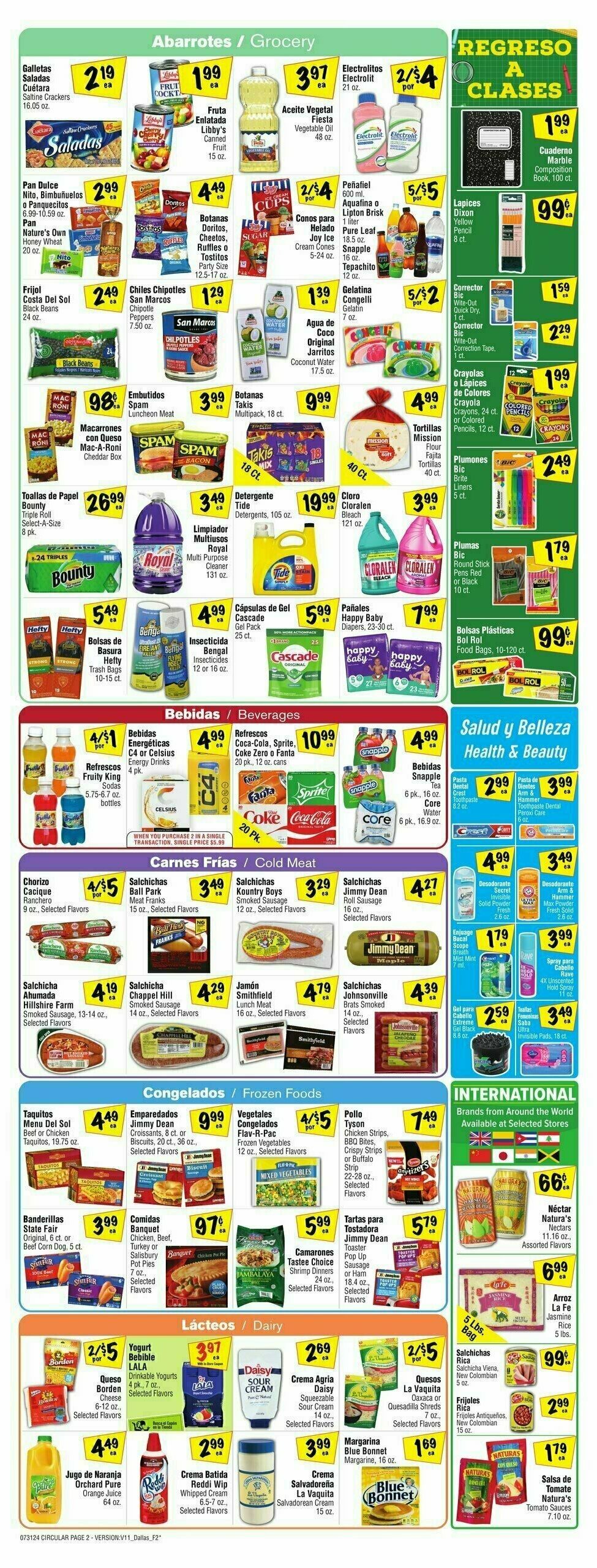 Fiesta Mart Weekly Ad from July 31