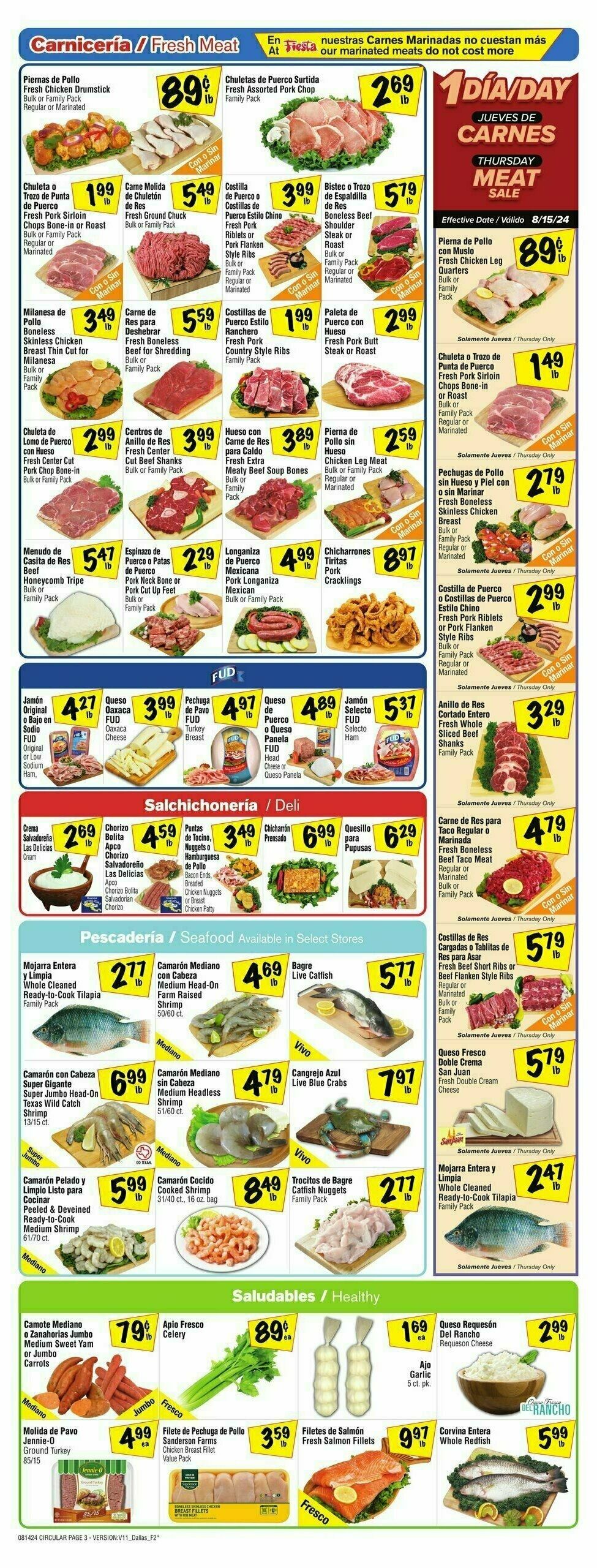 Fiesta Mart Weekly Ad from August 14