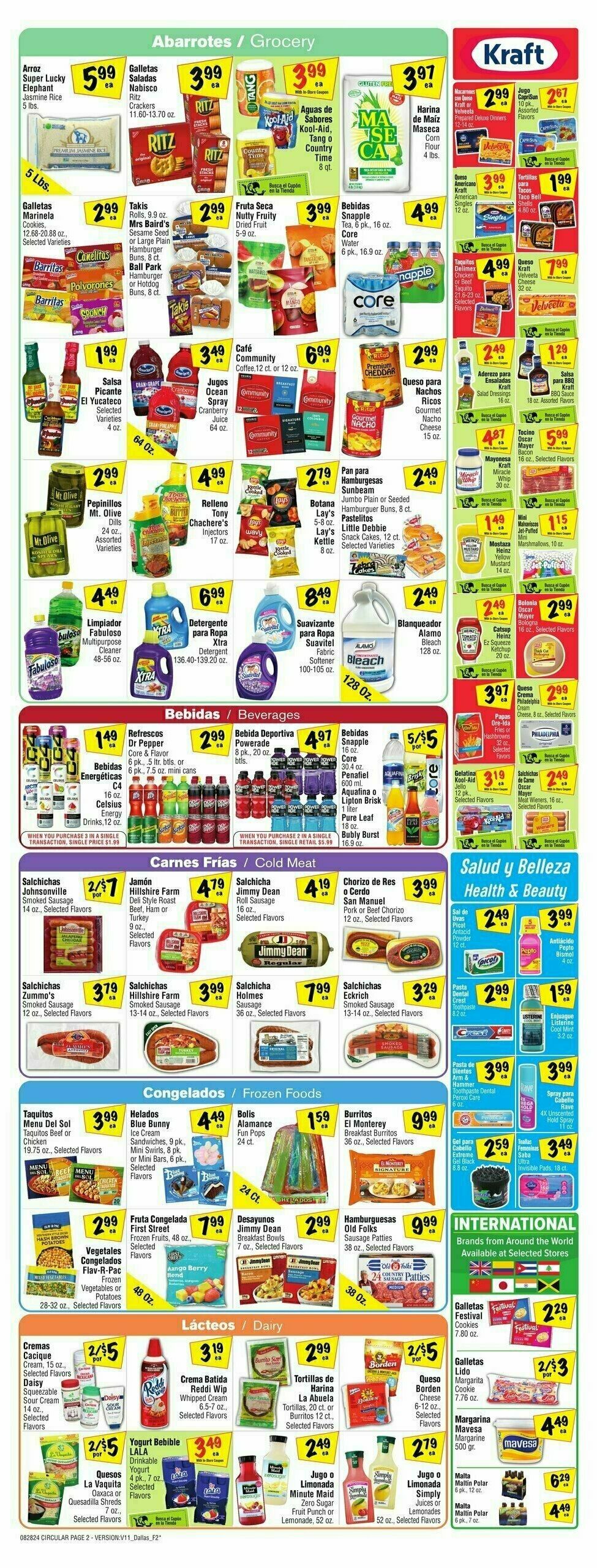 Fiesta Mart Weekly Ad from August 28