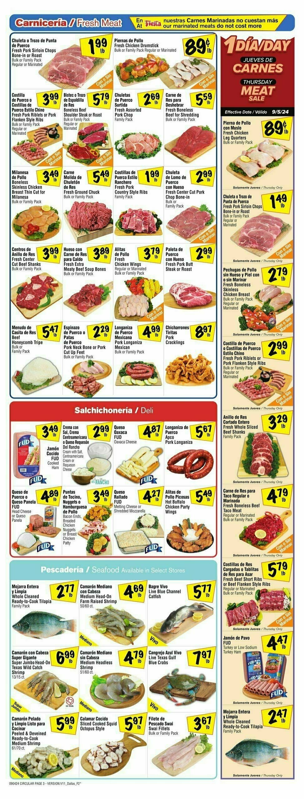 Fiesta Mart Weekly Ad from September 4