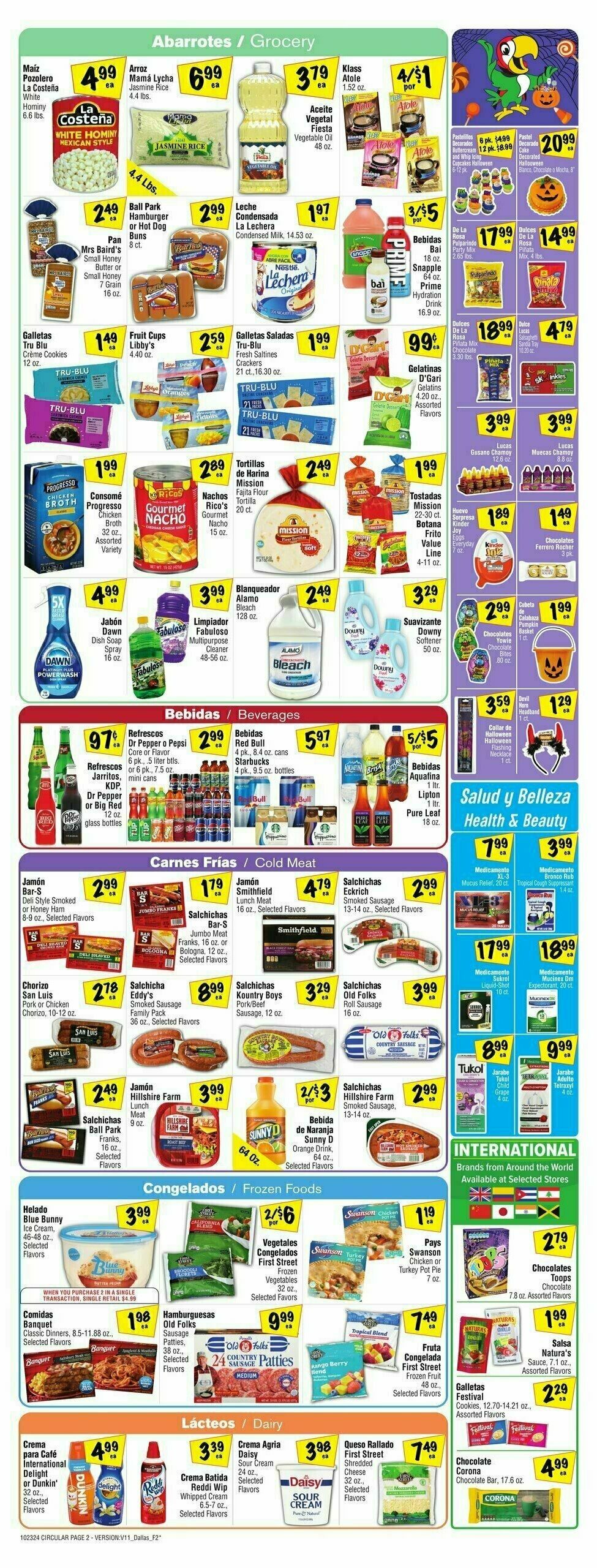 Fiesta Mart Weekly Ad from October 23