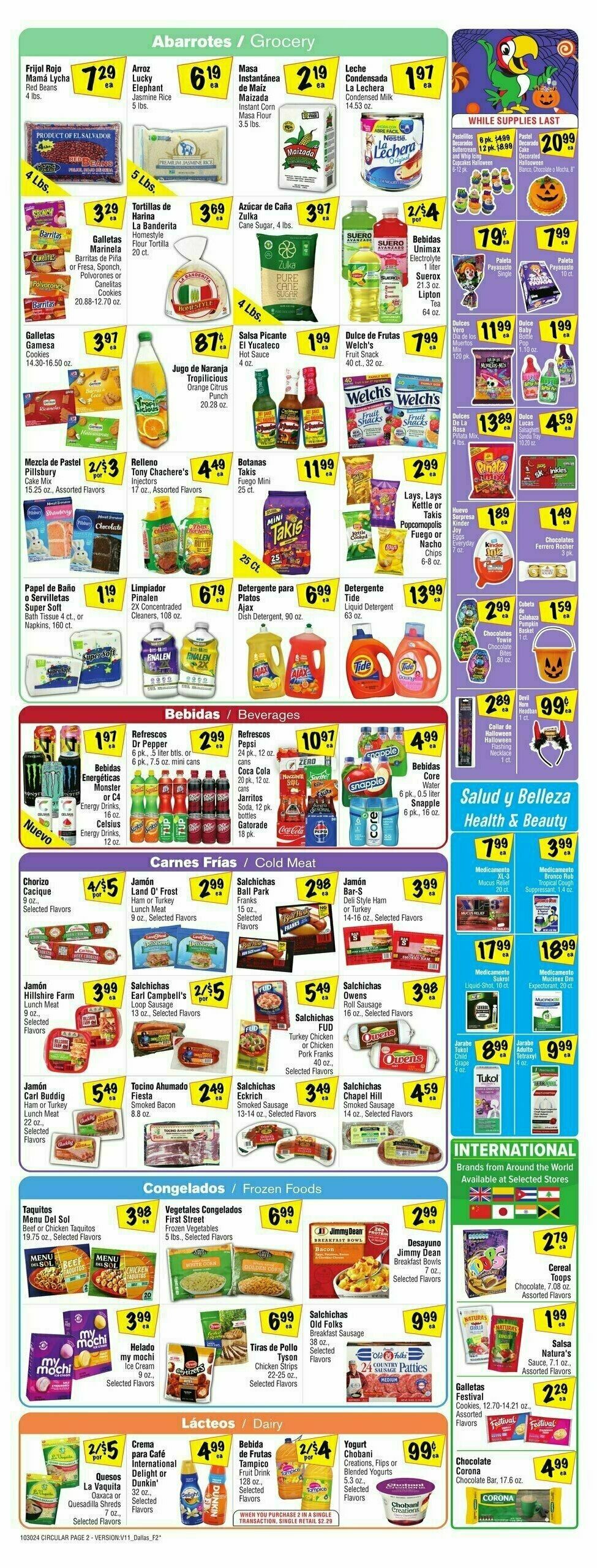 Fiesta Mart Weekly Ad from October 30