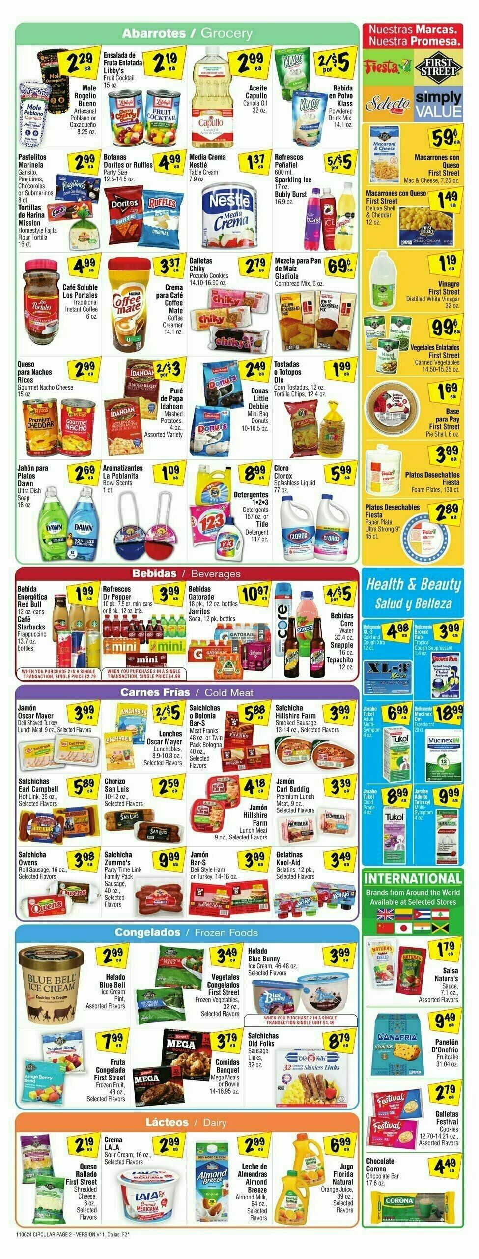 Fiesta Mart Weekly Ad from November 6