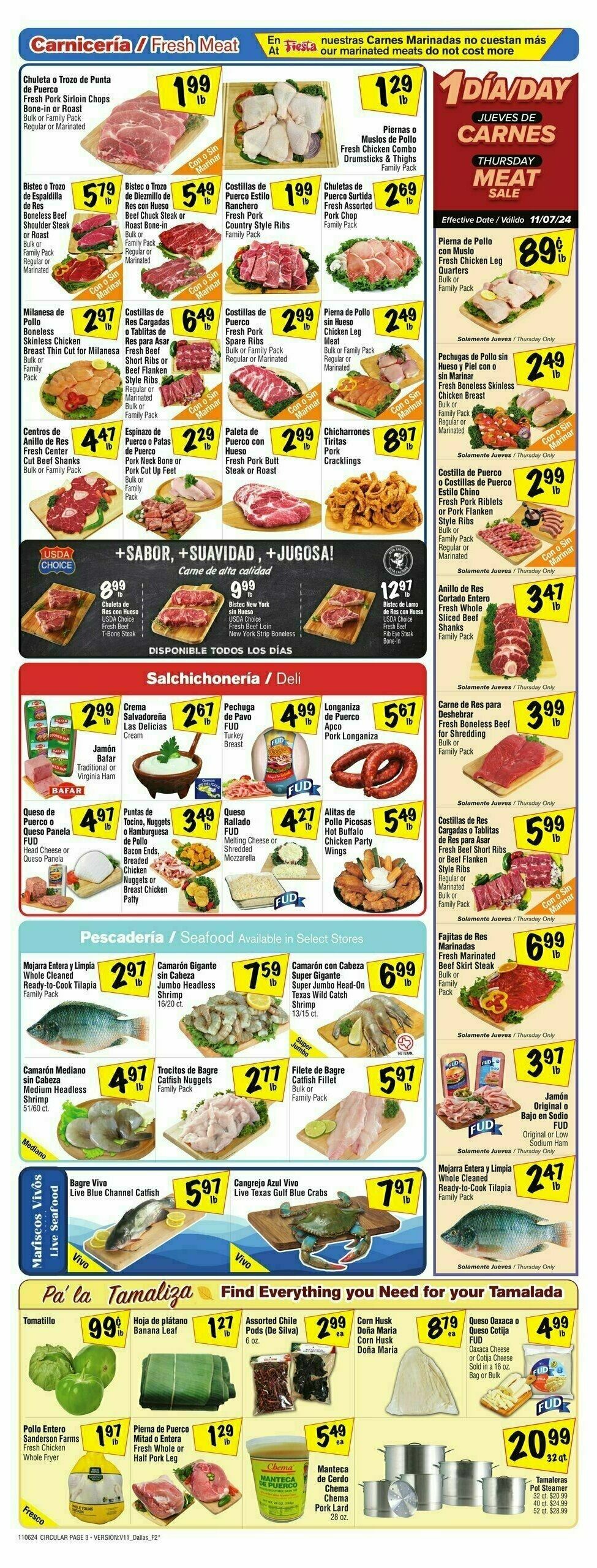 Fiesta Mart Weekly Ad from November 6