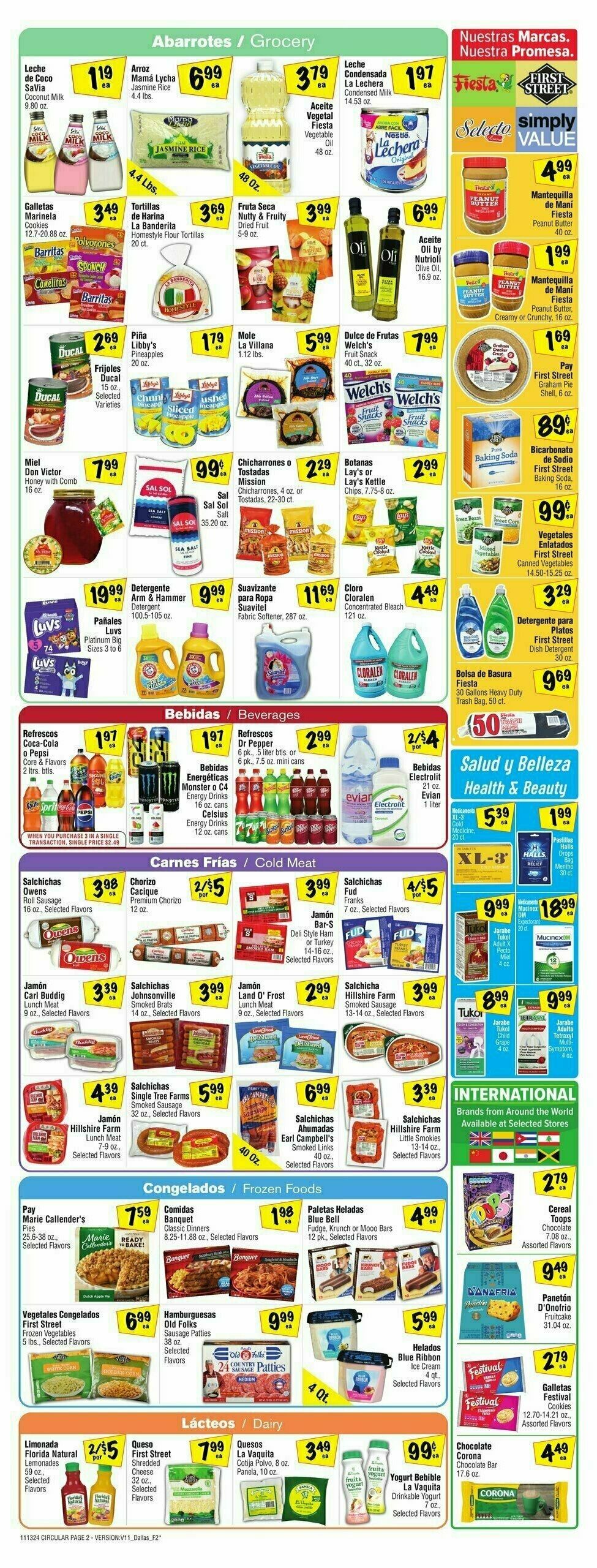 Fiesta Mart Weekly Ad from November 13