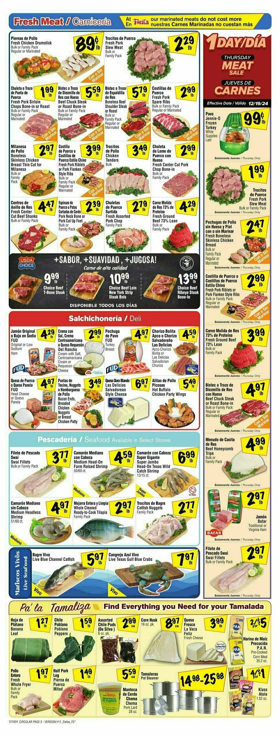 Fiesta Mart Weekly Ad from December 18