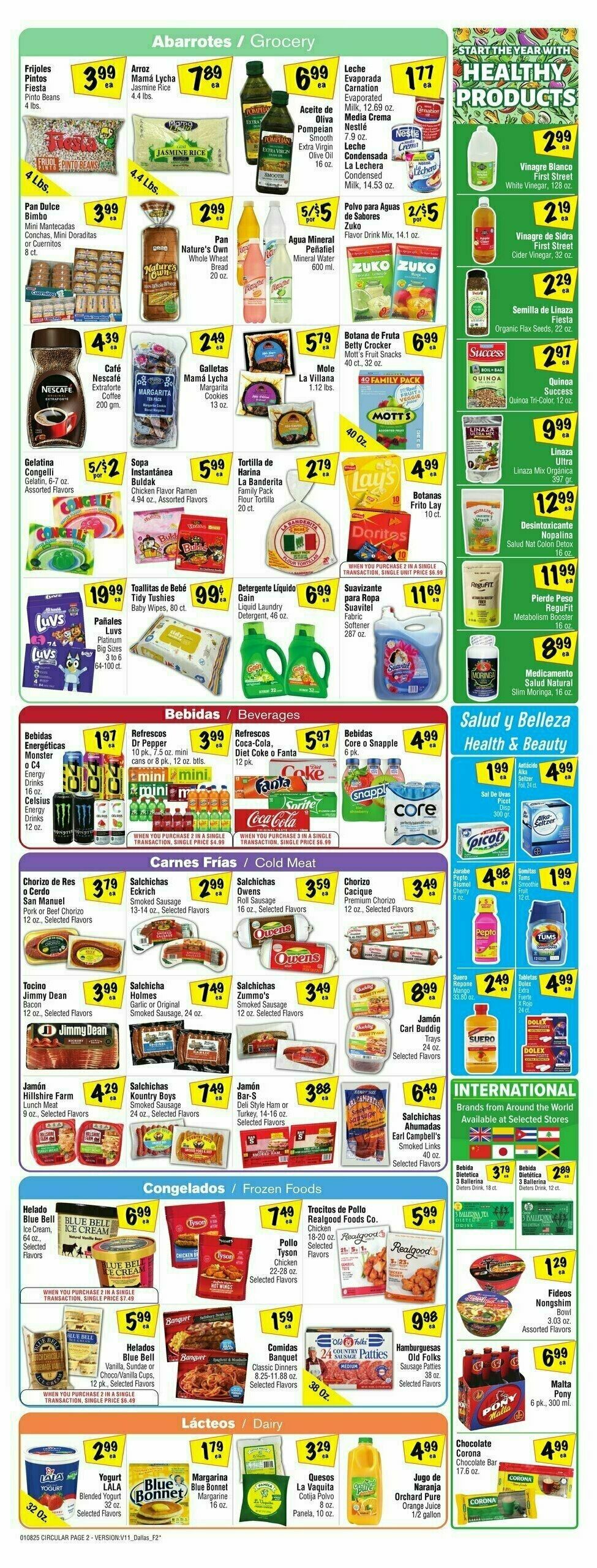 Fiesta Mart Weekly Ad from January 8