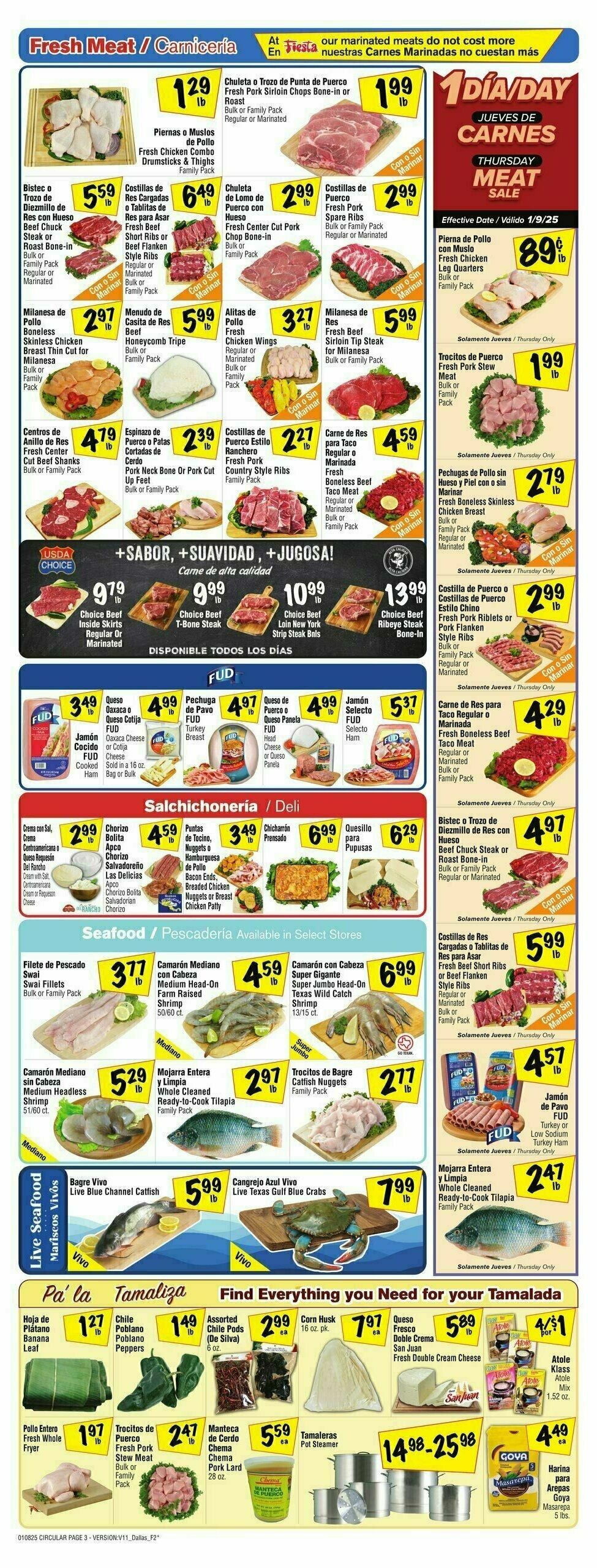 Fiesta Mart Weekly Ad from January 8