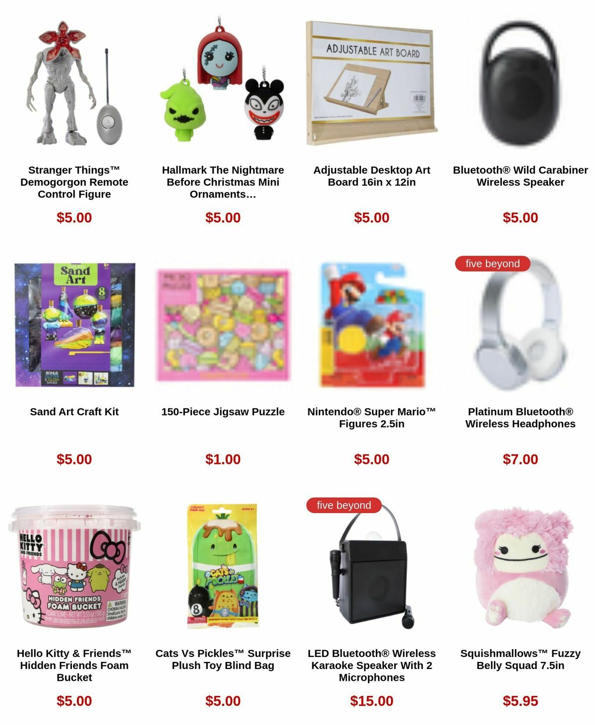 Five Below Weekly Ad from December 19