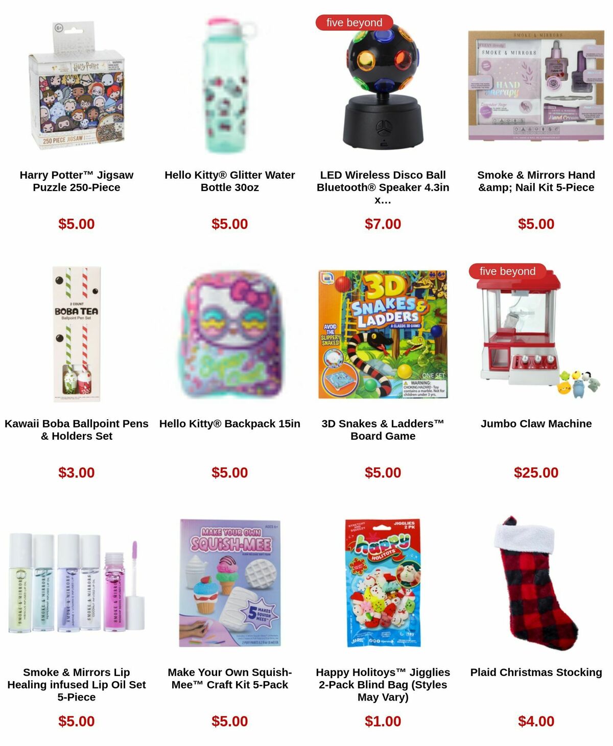 Five Below Weekly Ad from December 19