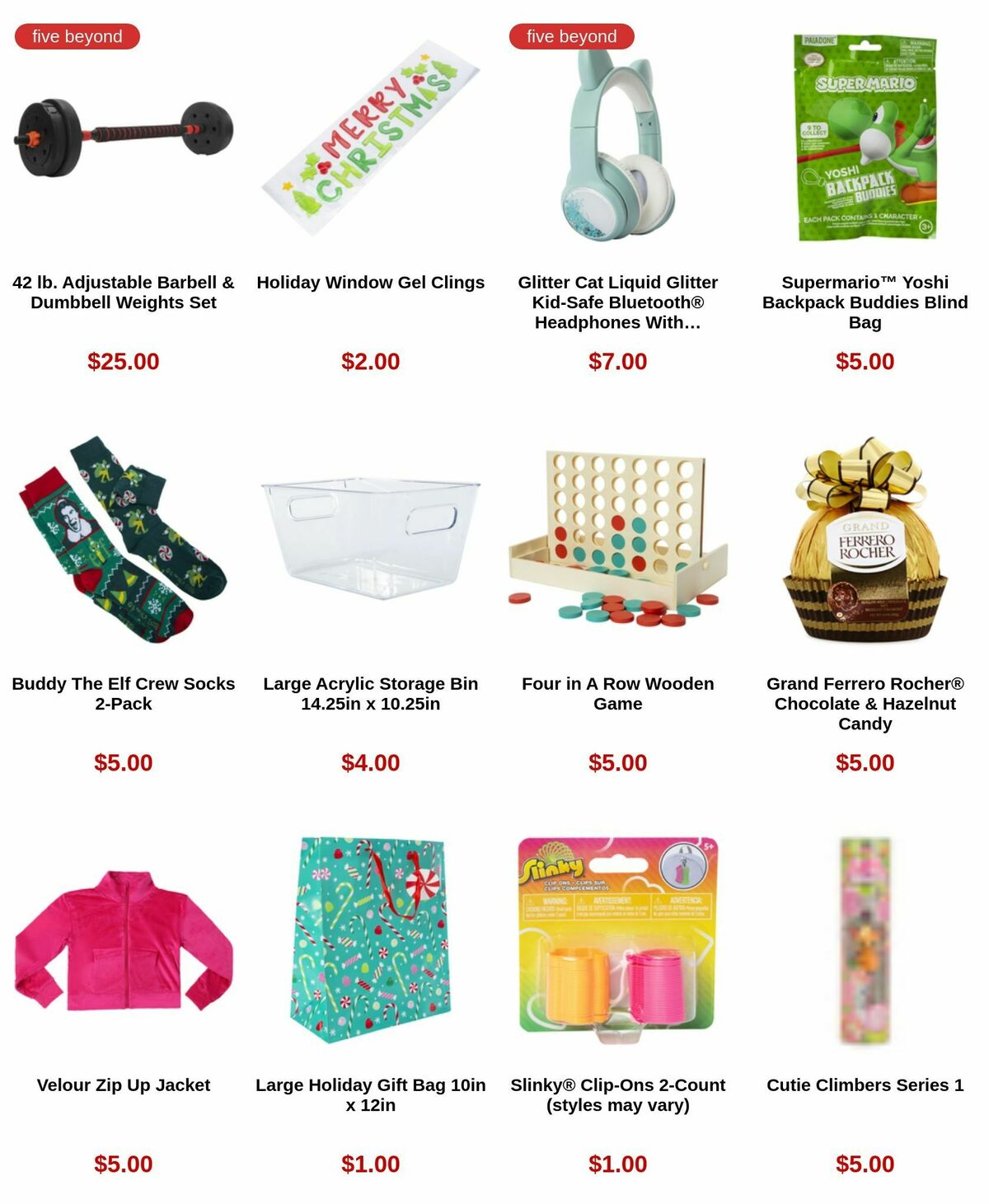 Five Below Weekly Ad from December 19