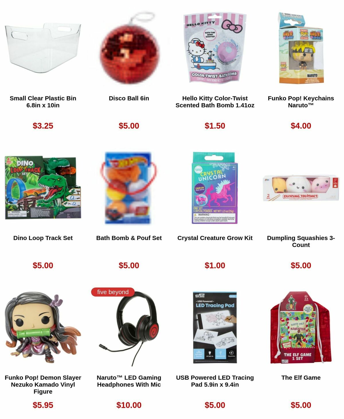 Five Below Weekly Ad from December 19