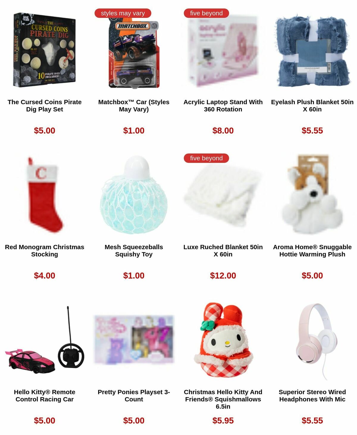 Five Below Weekly Ad from December 19