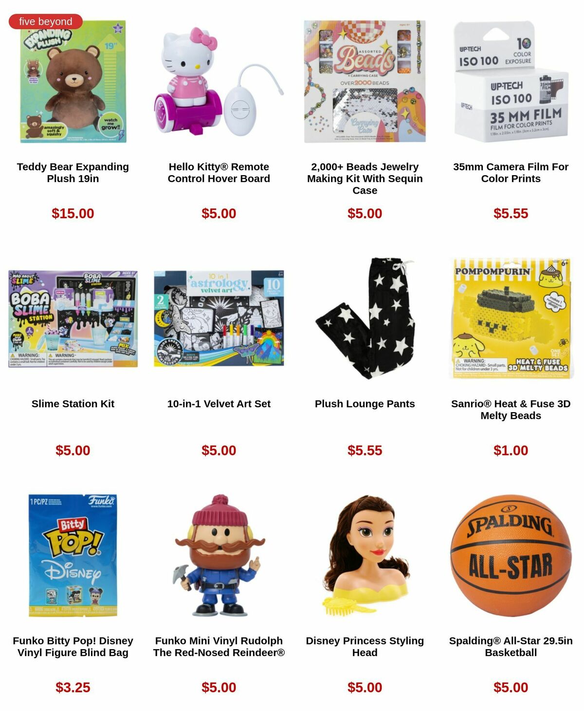 Five Below Weekly Ad from December 19