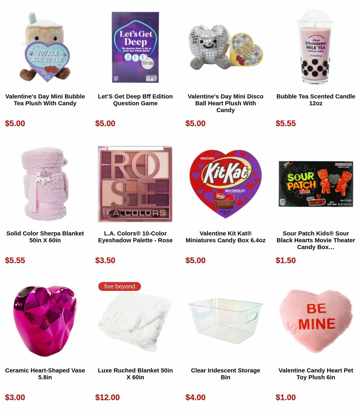 Five Below Valentine's Day Weekly Ad from January 26