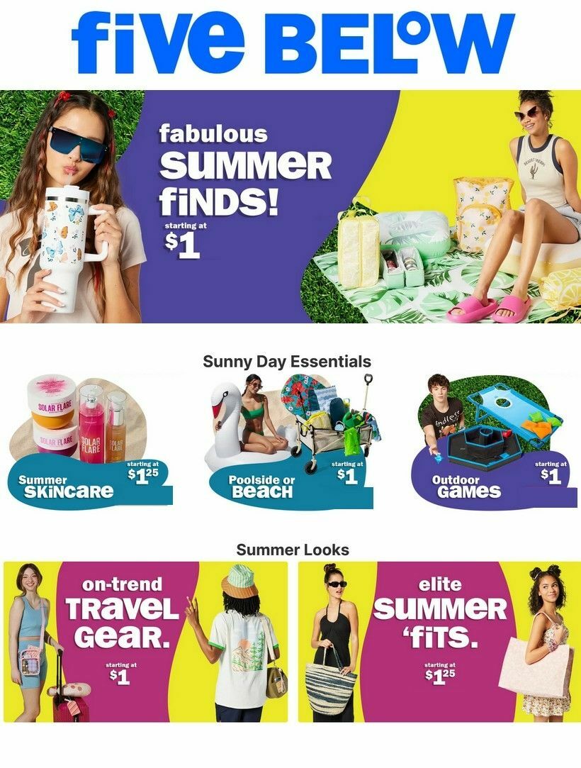 Five Below Weekly Ad from May 28