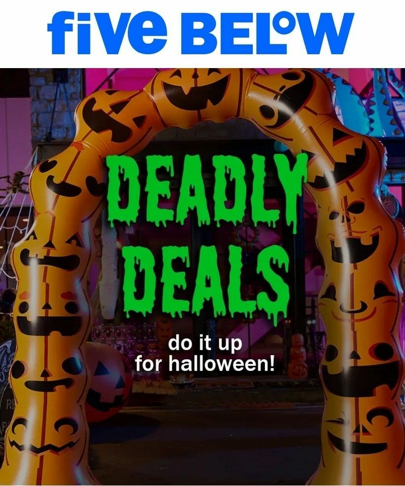 Five Below Weekly Ad from August 23