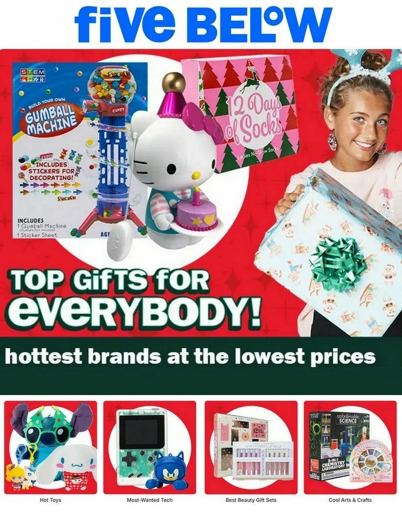 Five Below Weekly Ad from November 30