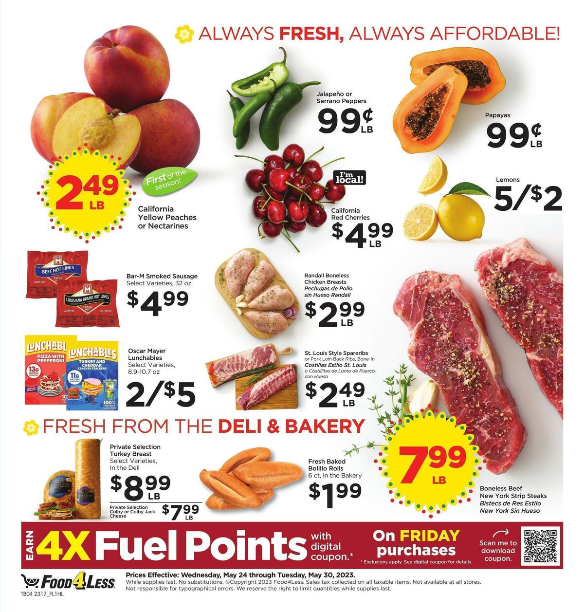 Food 4 Less Weekly Ad from May 24