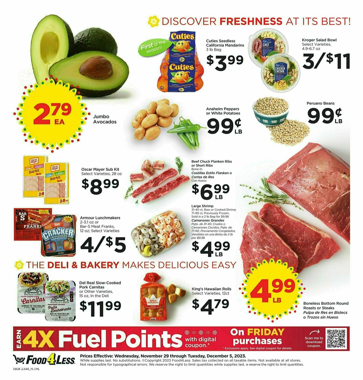 Food 4 Less Weekly Ad from November 29