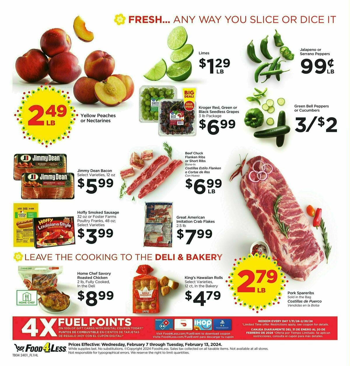 Food 4 Less Weekly Ad from February 7