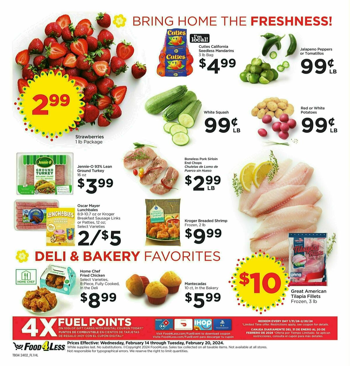 Food 4 Less Weekly Ad from February 14