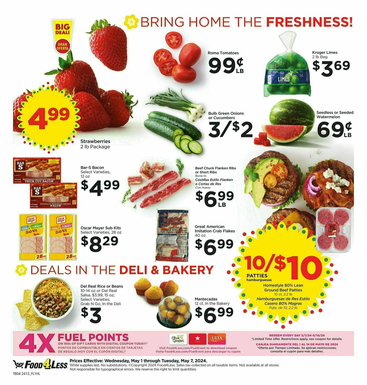 Food 4 Less Weekly Ad from May 1