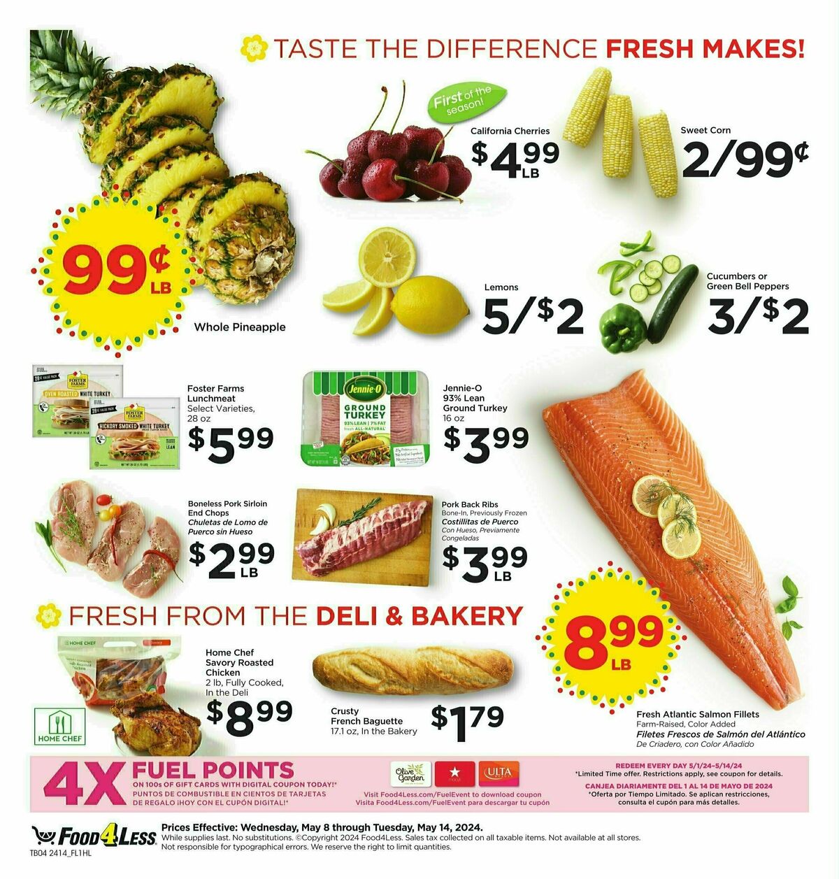 Food 4 Less Weekly Ad from May 8