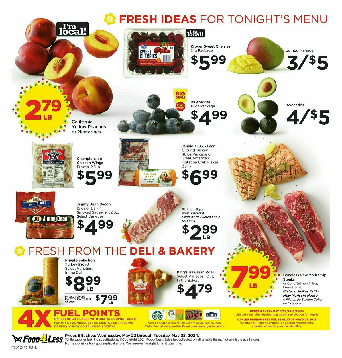 Food 4 Less Weekly Ad from May 22