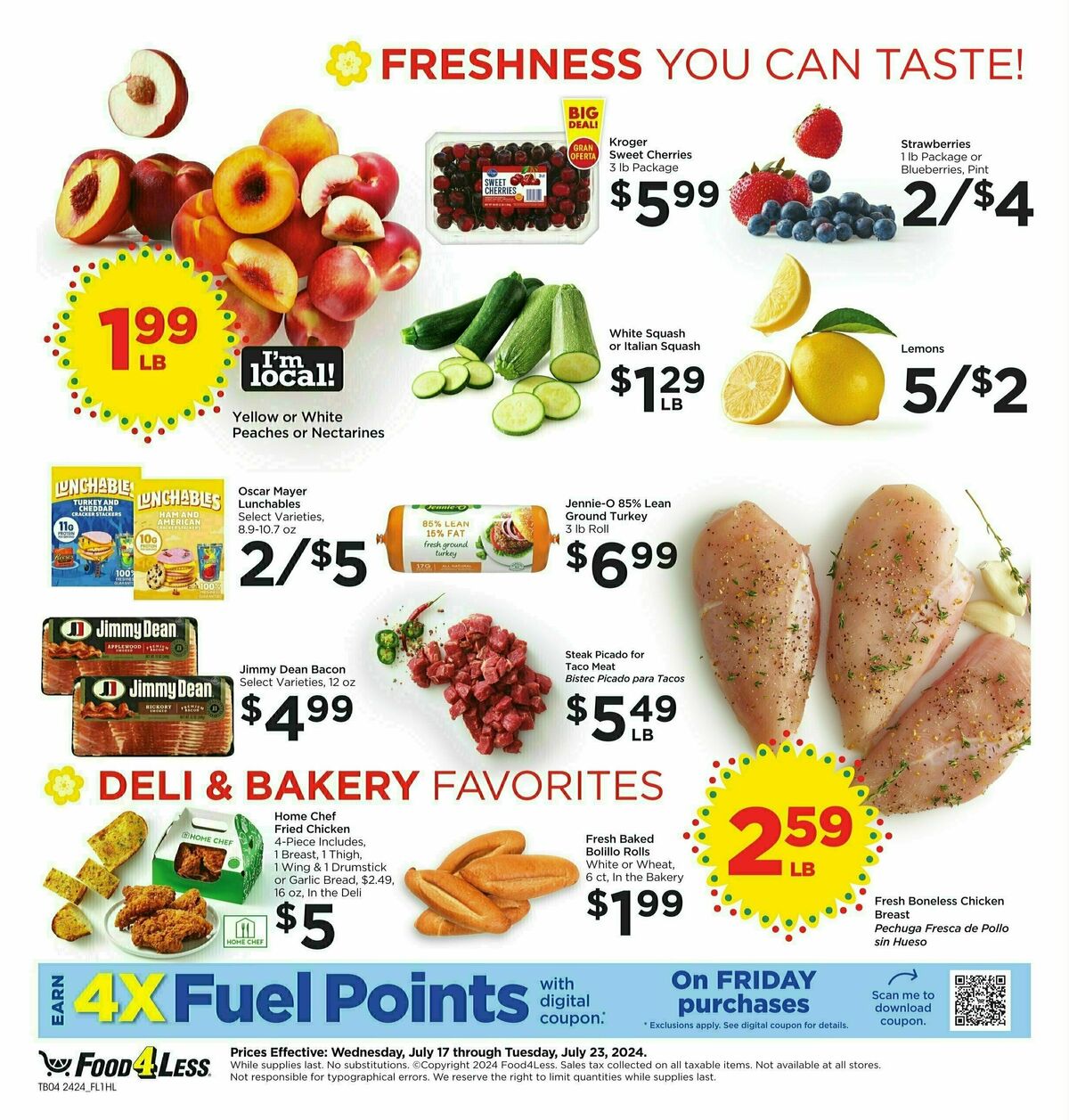 Food 4 Less Weekly Ad from July 17