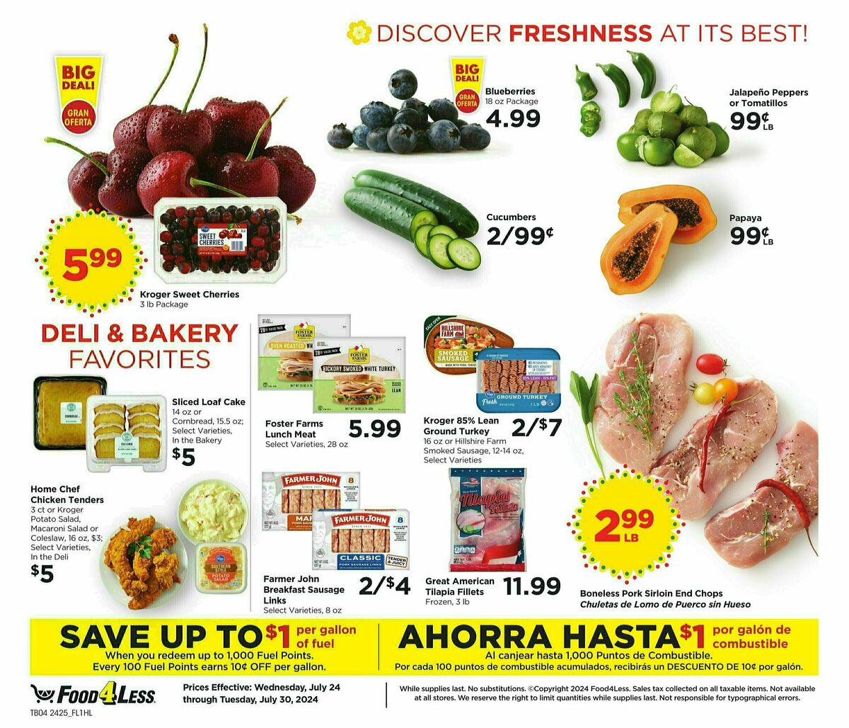 Food 4 Less Weekly Ad from July 24