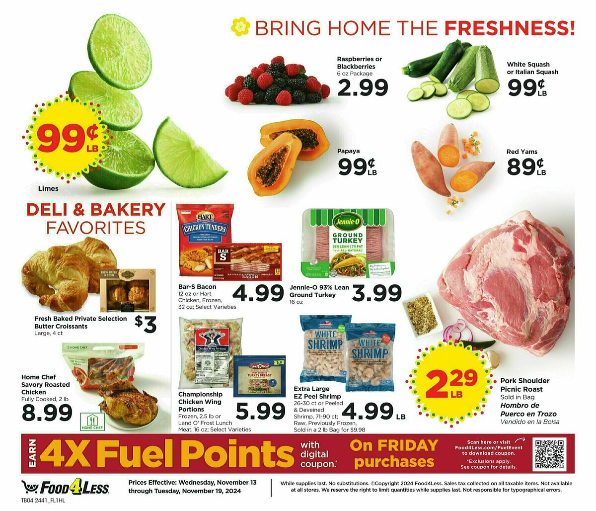 Food 4 Less Weekly Ad from November 13