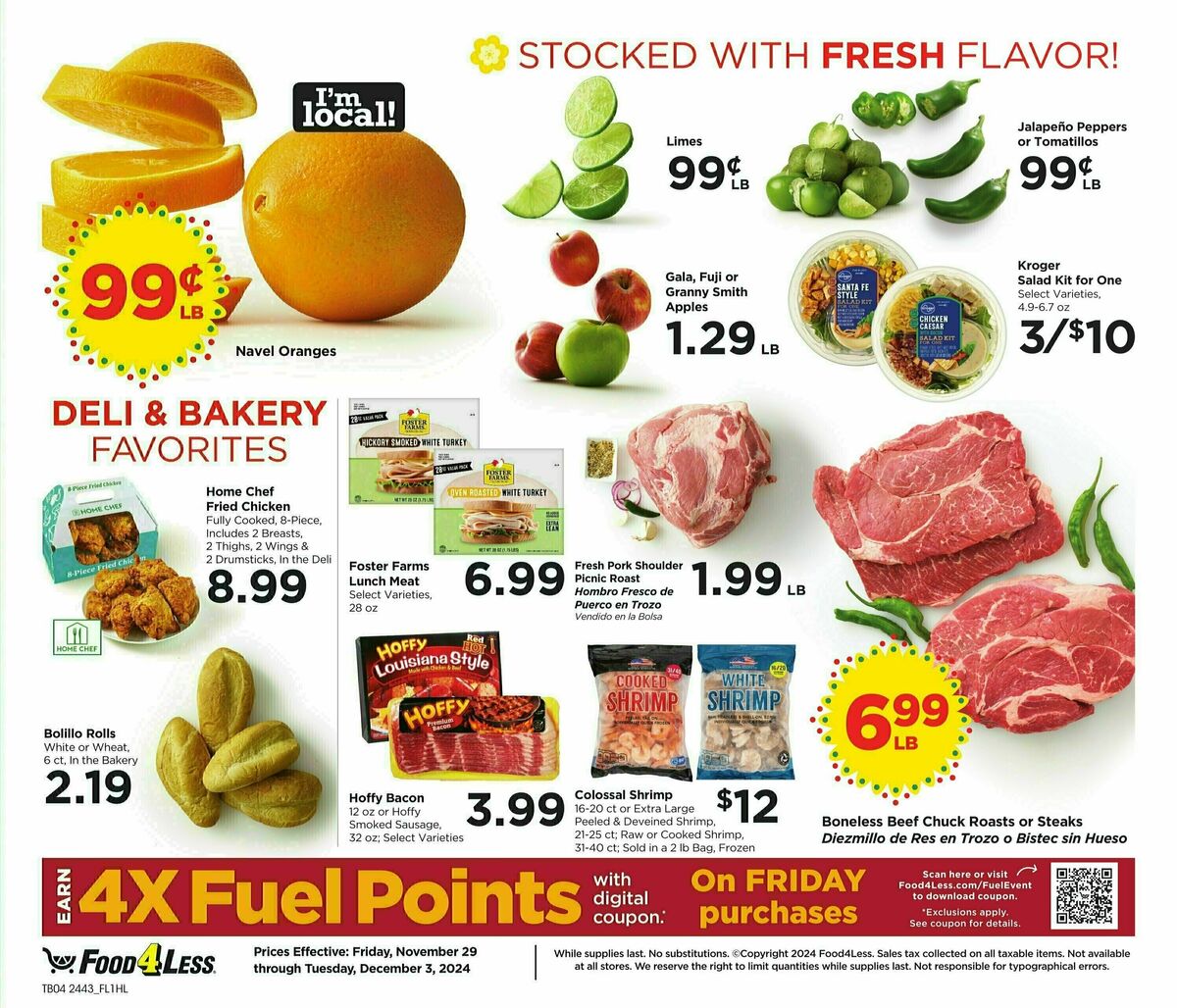 Food 4 Less Weekly Ad from November 29