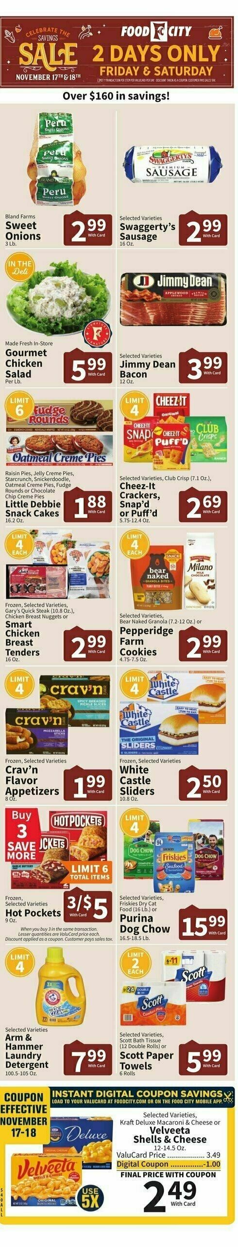 Food City Weekly Ad from November 15