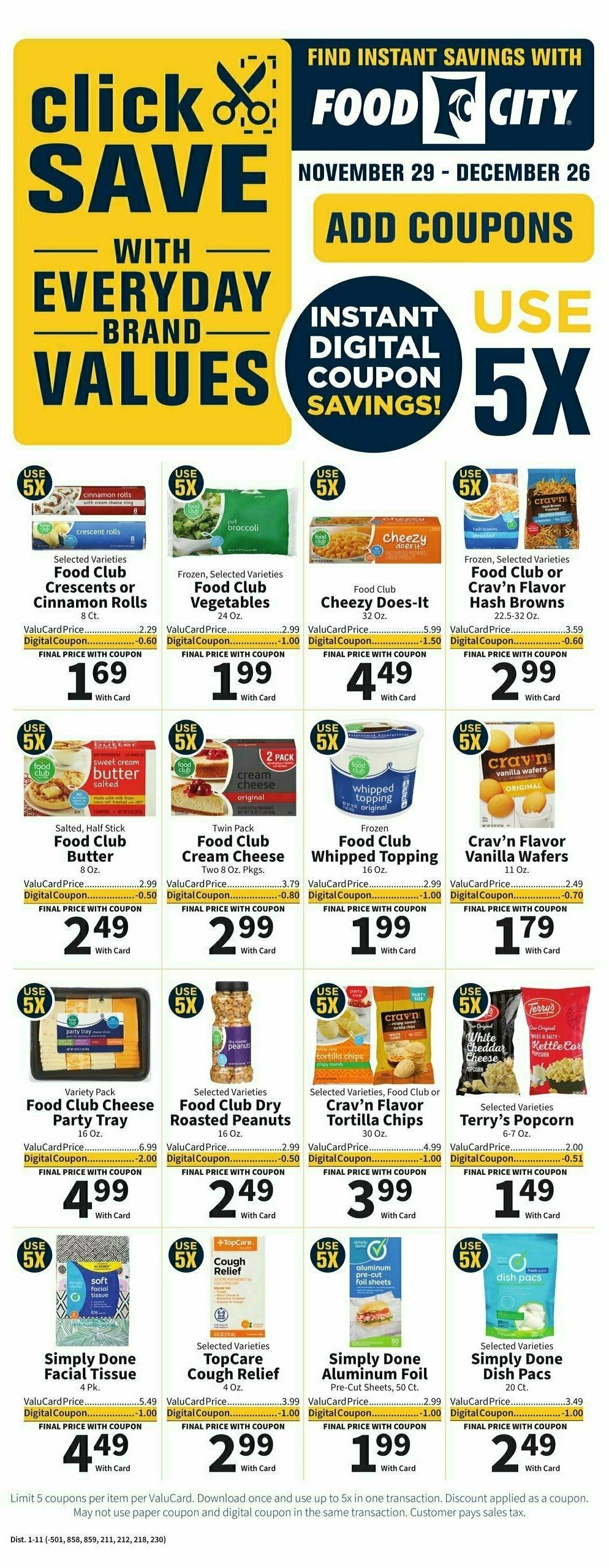 Food City Weekly Ad from November 29