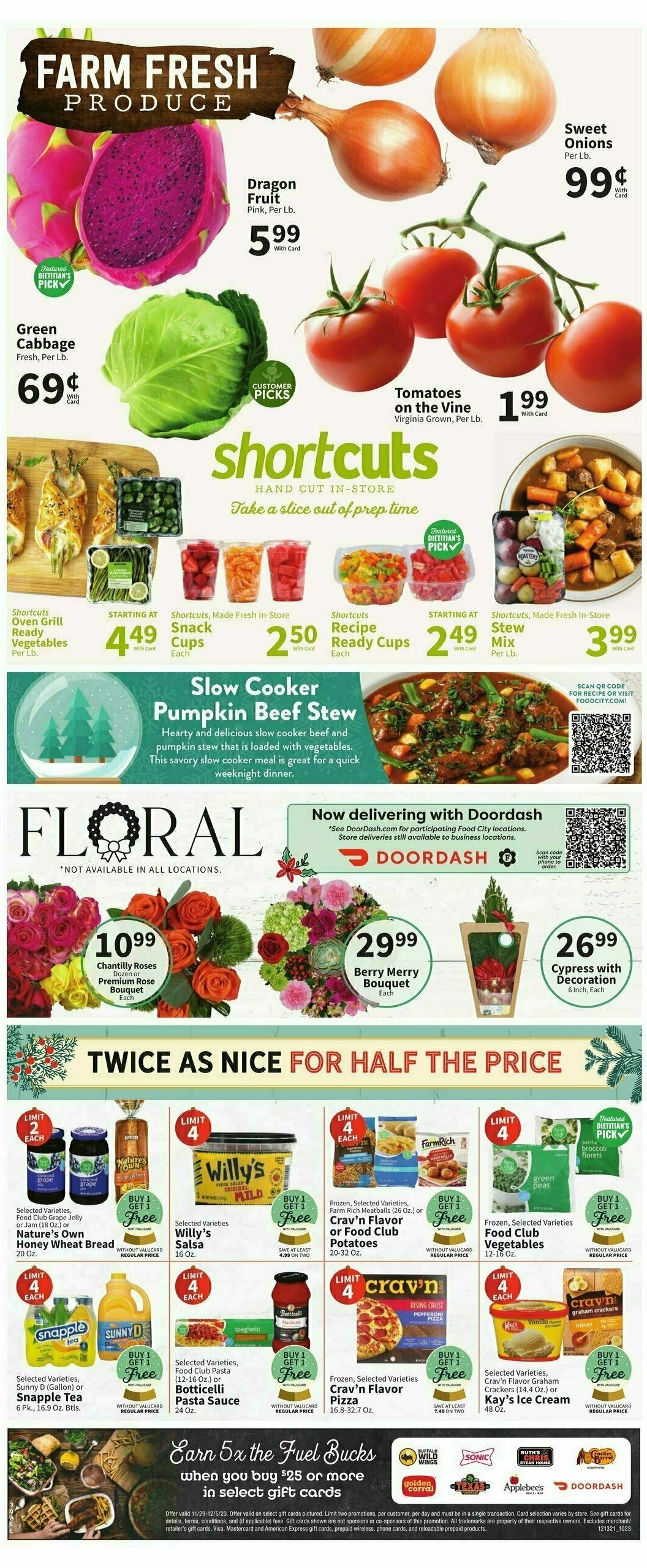 Food City Weekly Ad from November 29