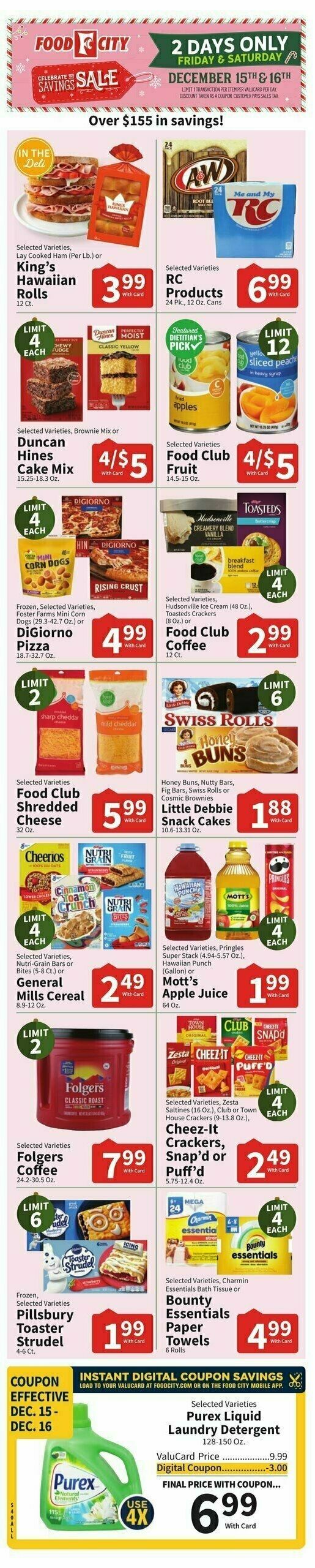 Food City Weekly Ad from December 13