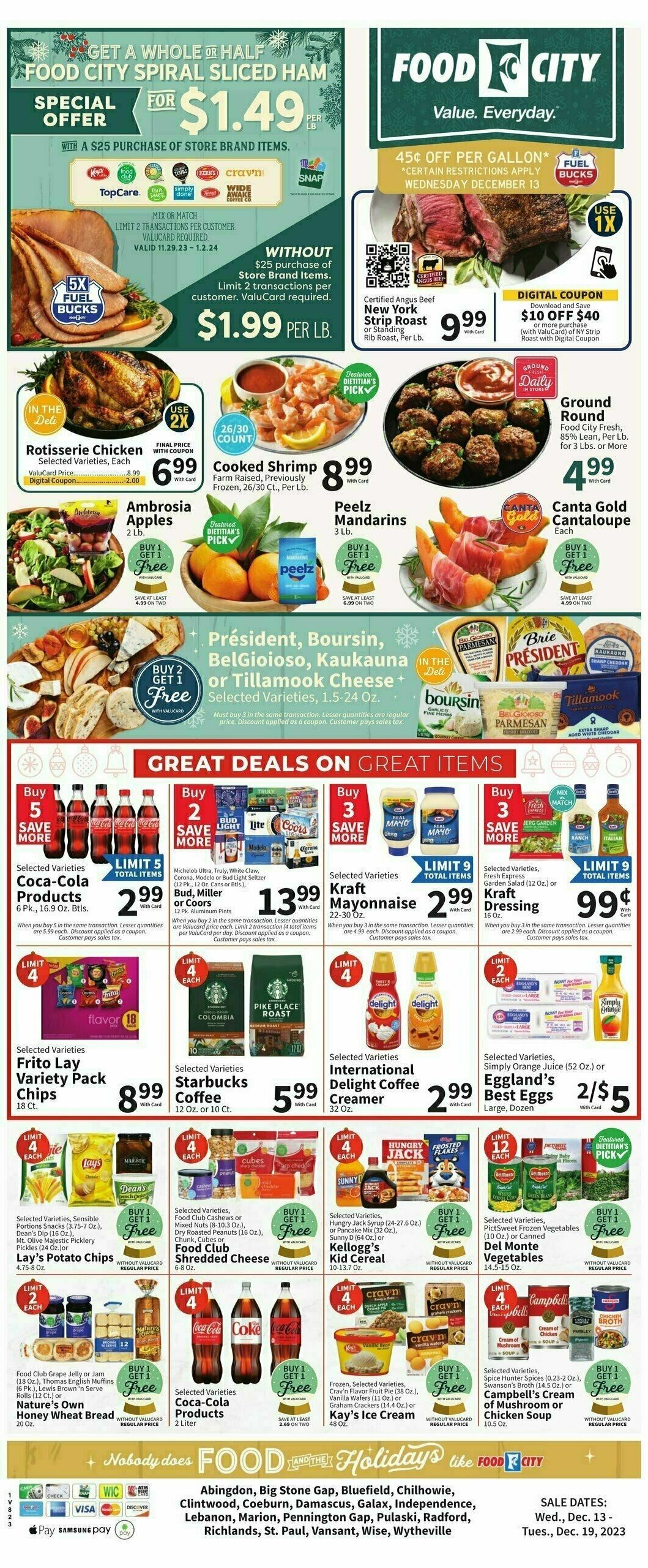 Food City Weekly Ad from December 13