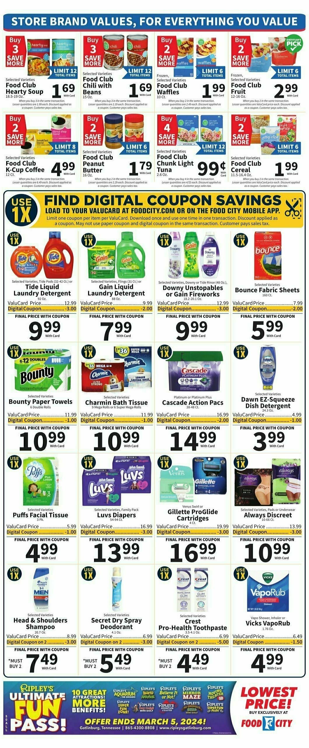 Food City Weekly Ad from January 3