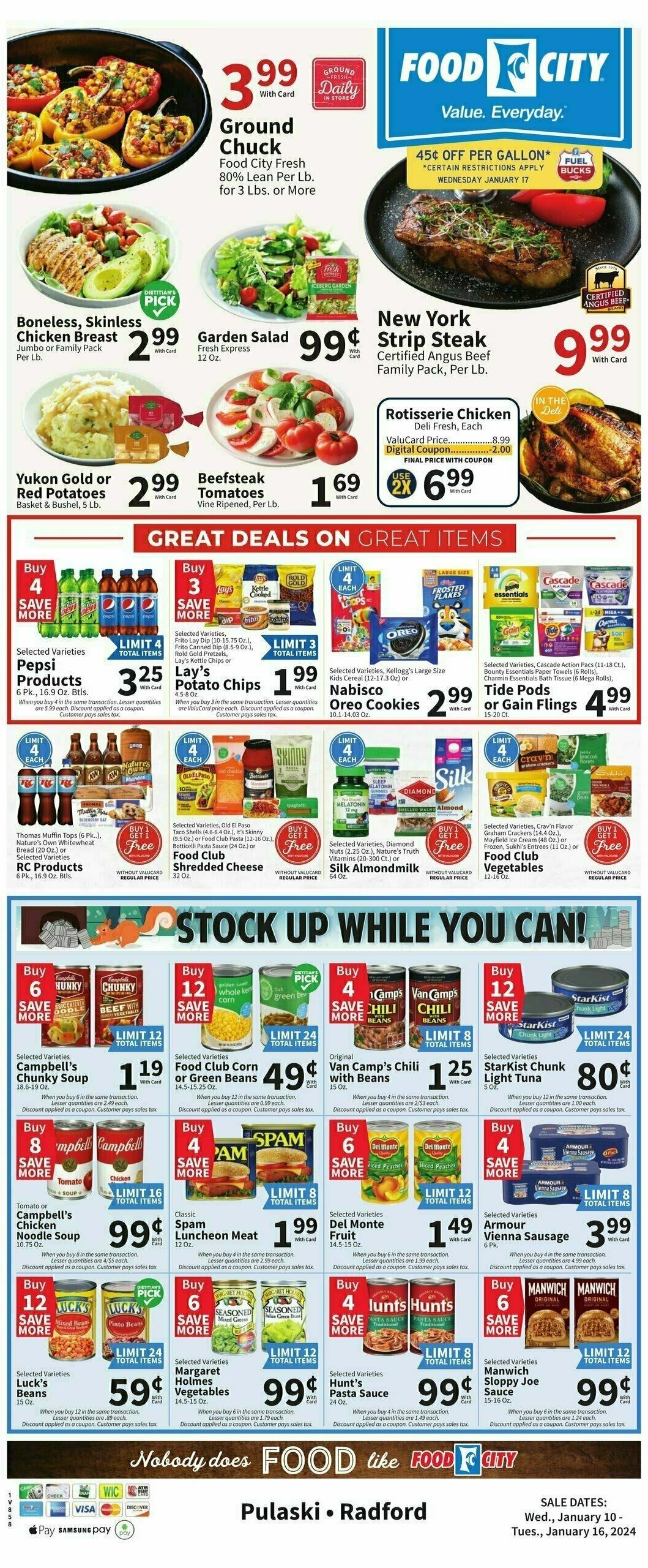 Food City Weekly Ad from January 10