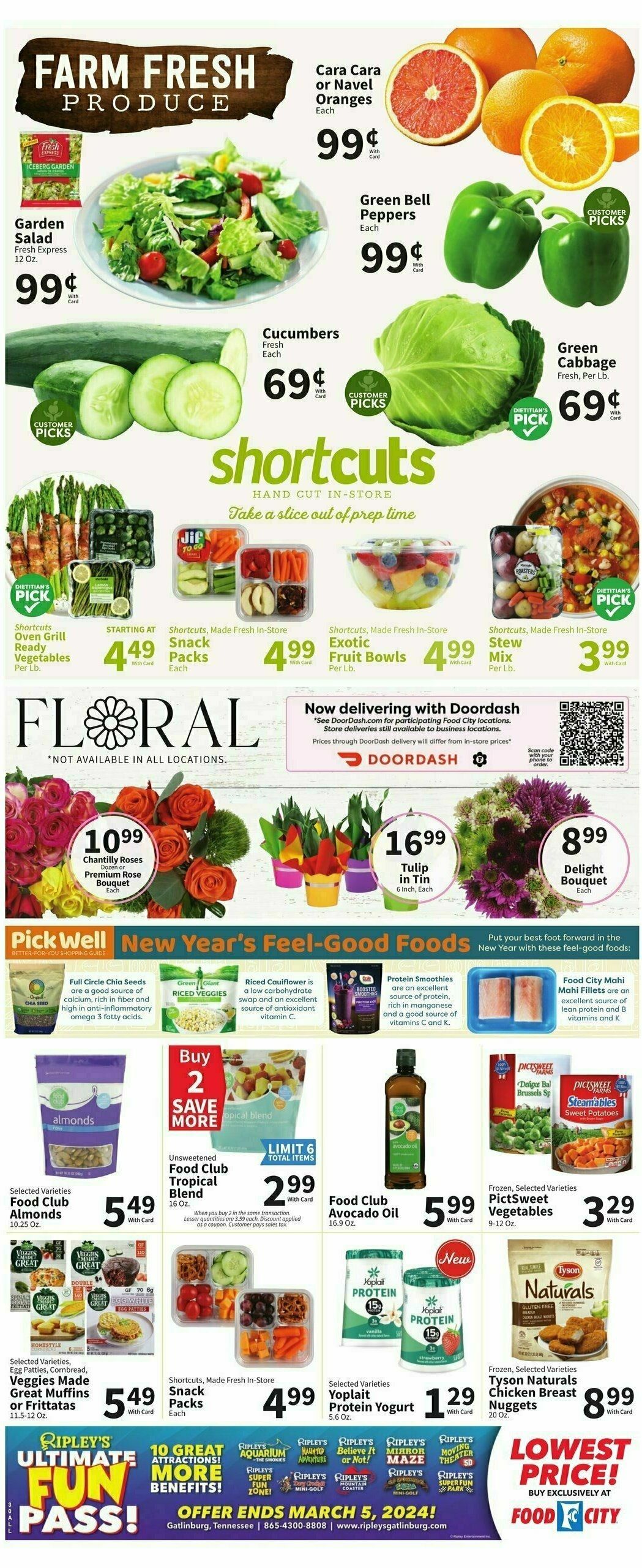 Food City Weekly Ad from January 10