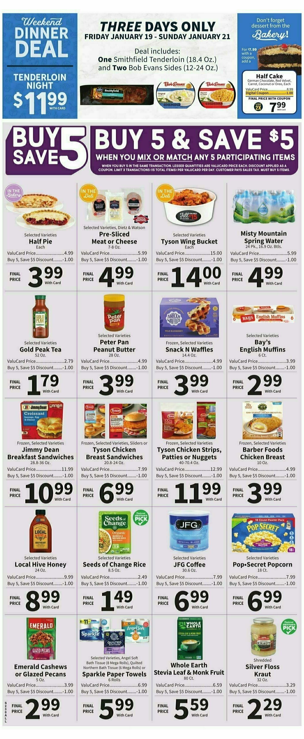 Food City Weekly Ad from January 17