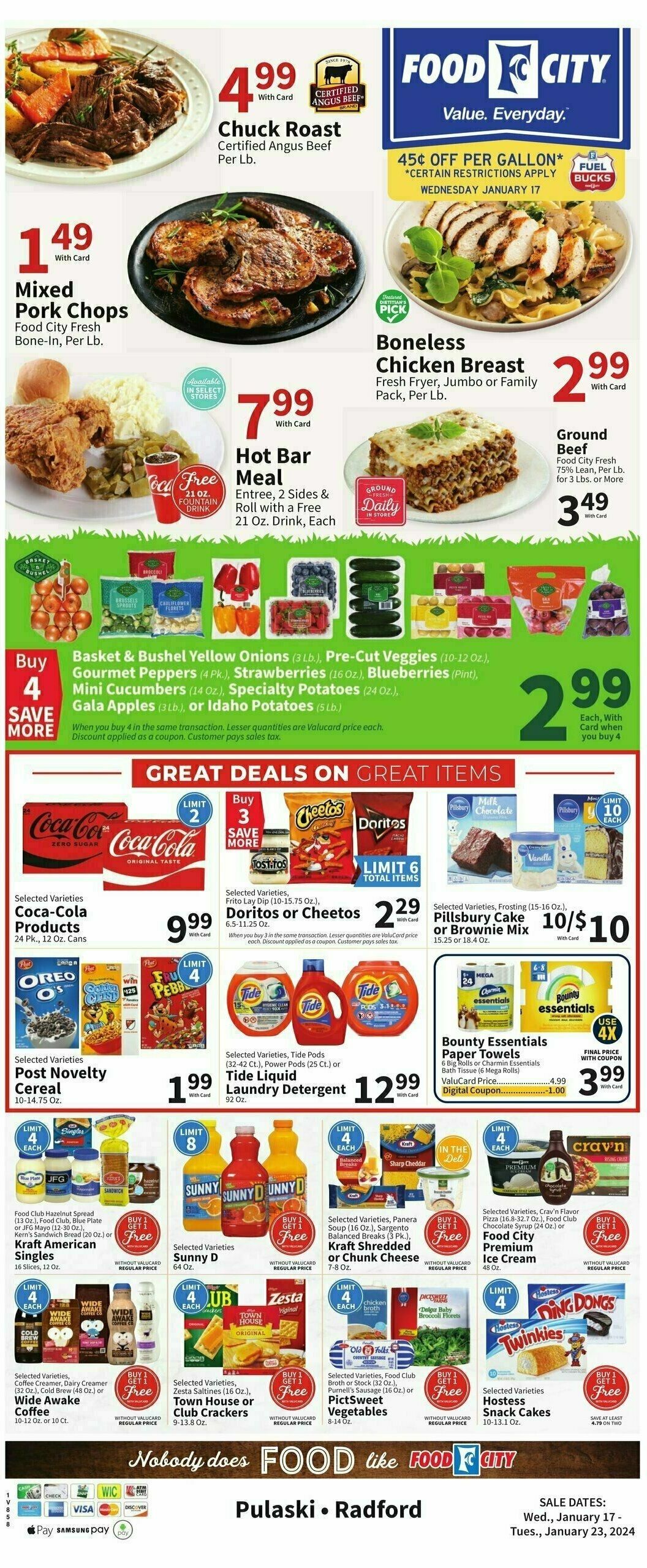 Food City Weekly Ad from January 17