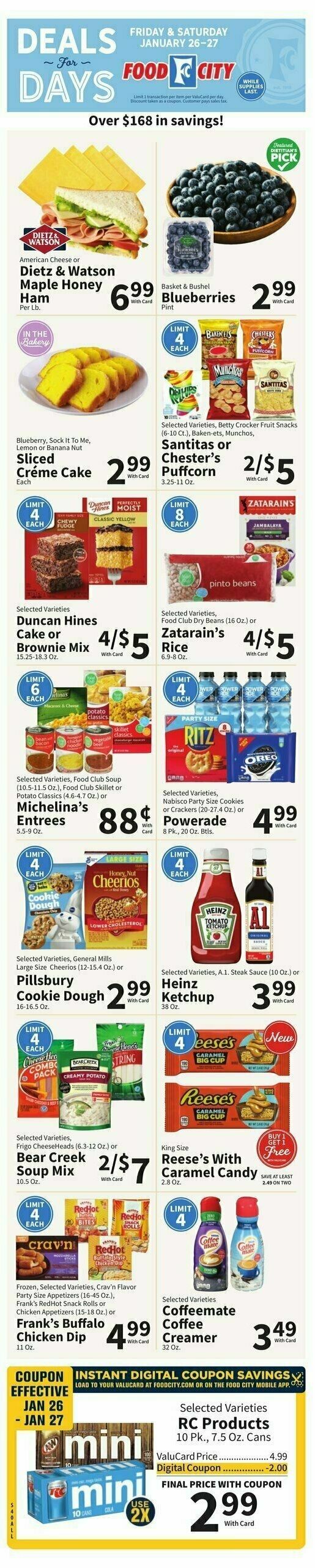 Food City Weekly Ad from January 24