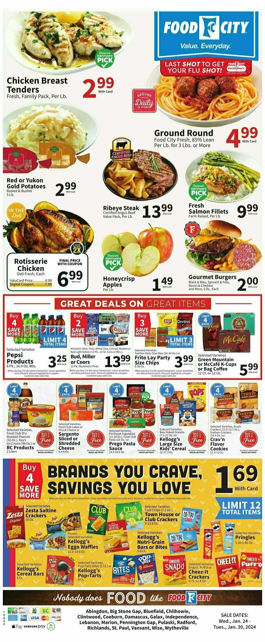 Food City Weekly Ad from January 24