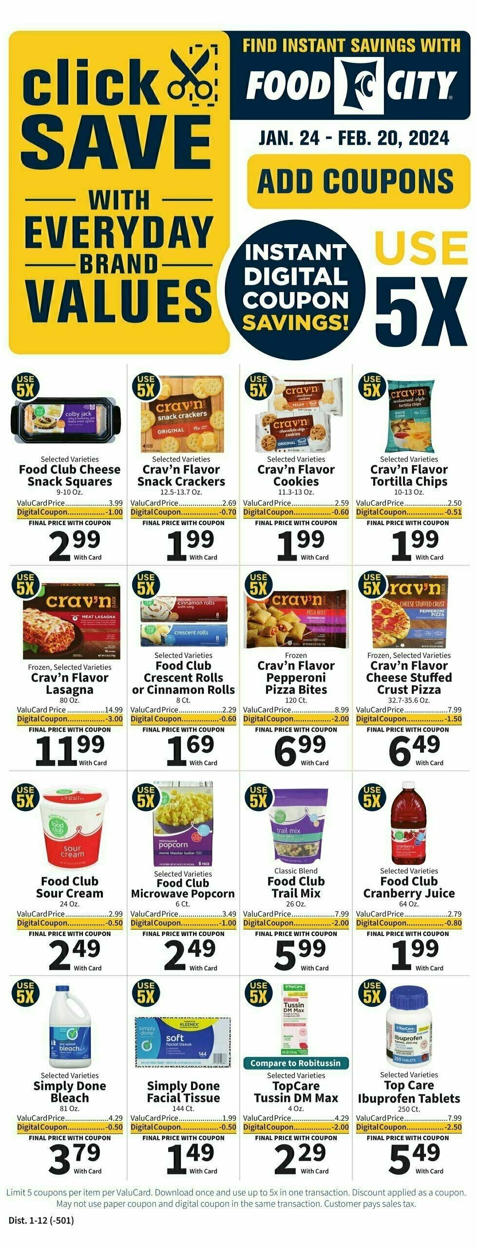 Food City Weekly Ad from January 24