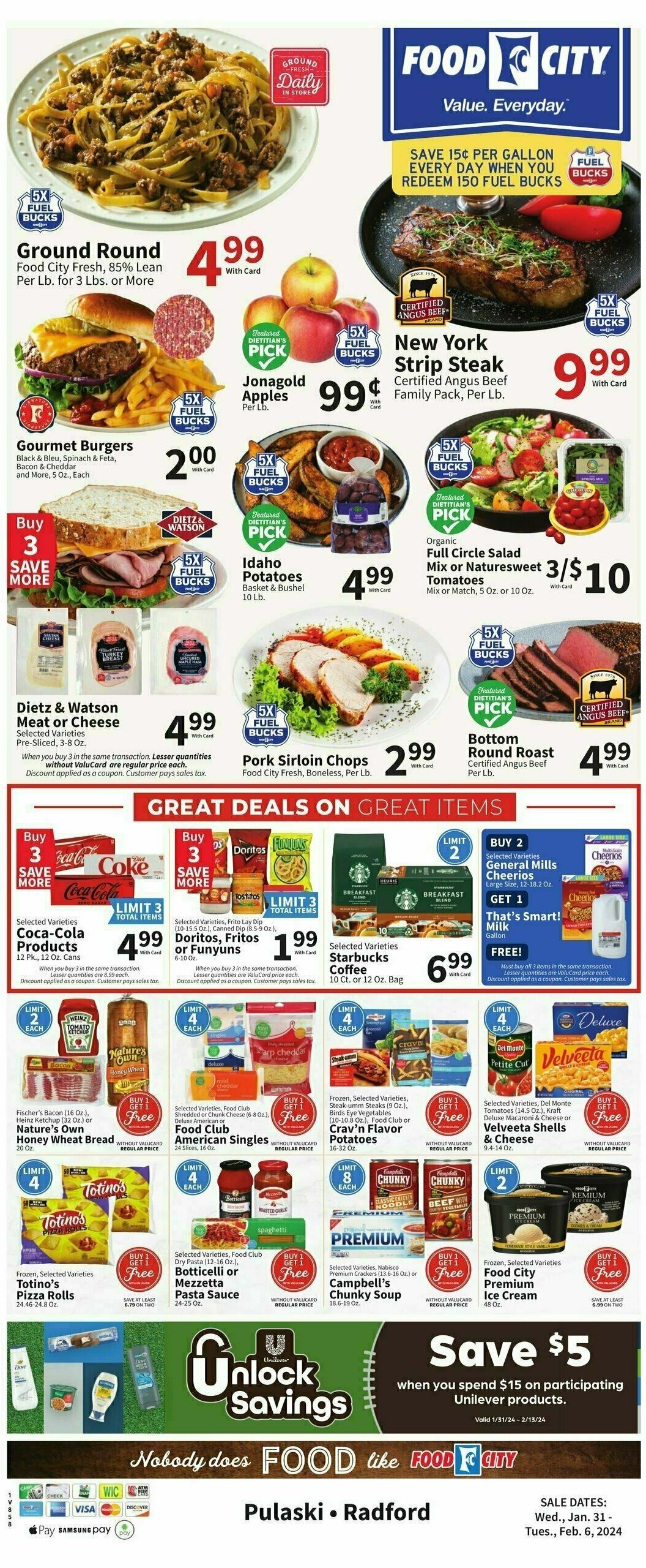 Food City Weekly Ad from January 31